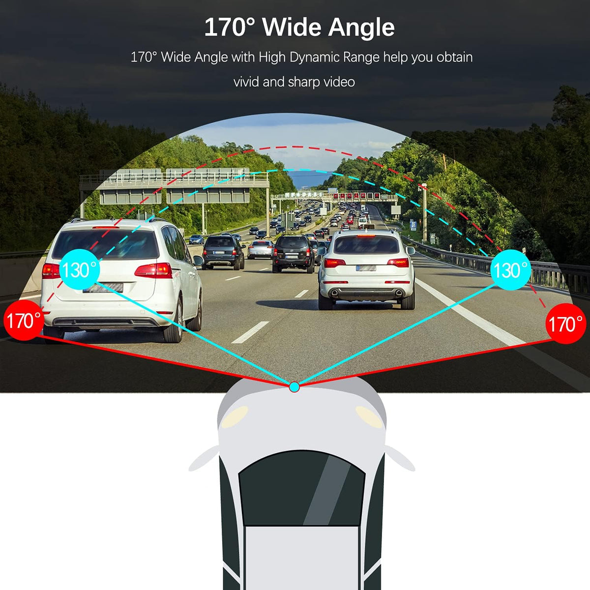 Dash Cam with 16GB Micro SD Card, Pack of 2 G9385