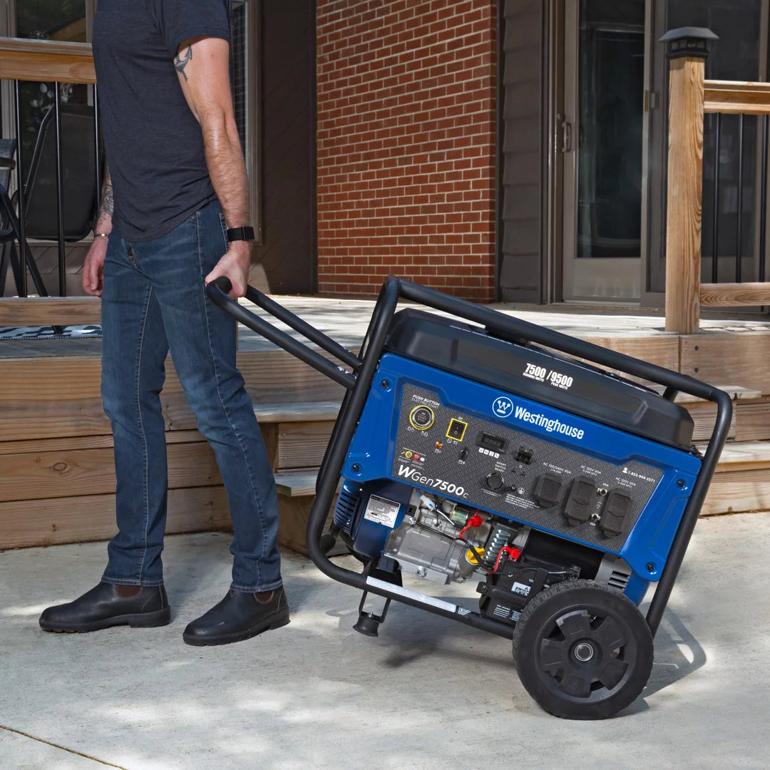 9500 Peak Watt Portable Gas Powered Generator D4866