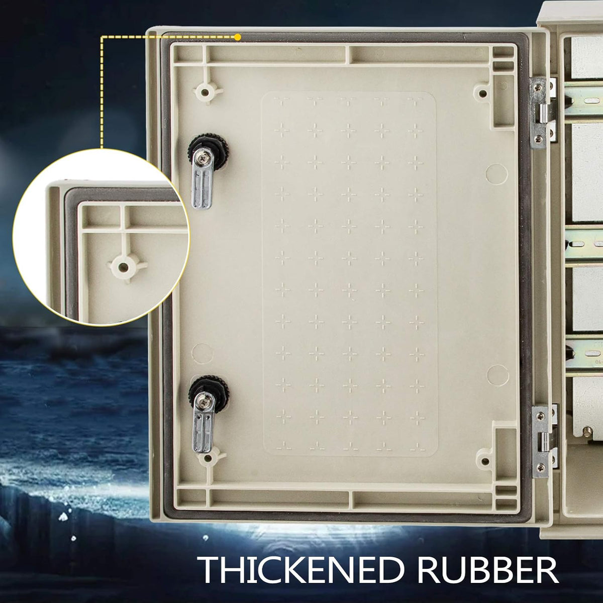 16 x 12 x 8'' NEMA 4X Fiberglass Electrical Enclosure I88154