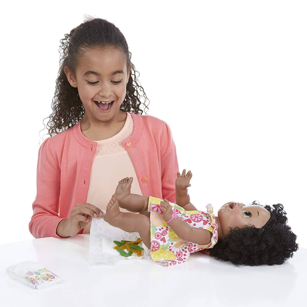 Baby Alive Super Snacks Snackin Sara African American Y4741