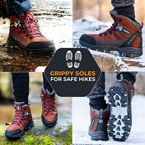 Waterproof Breathable Lightweight Suede Leather Hiking Boots J964107