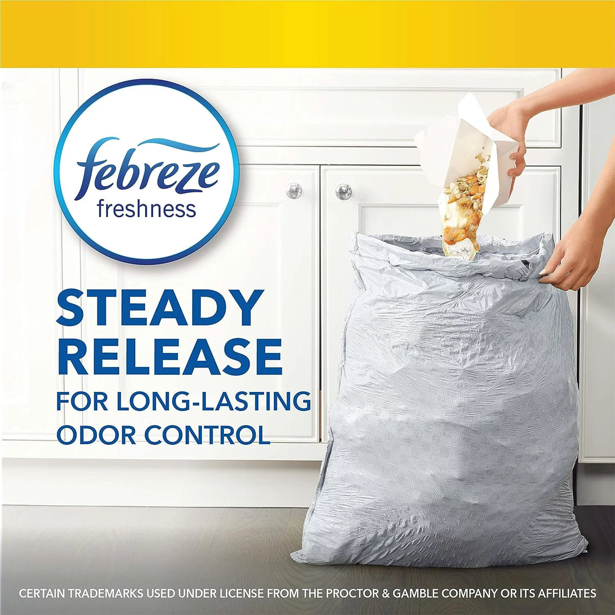 Lavender Breeze 13 Gallon Tall Kitchen Drawstring Trash Bags F163