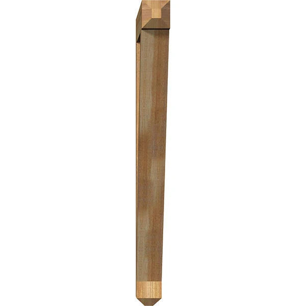 Traditional Craftsman Rough Sawn Bracket, Western Red Cedar G271