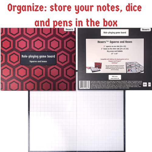 Foldable Dry Erase Battle Grid Game Board 27x23 inches C646794
