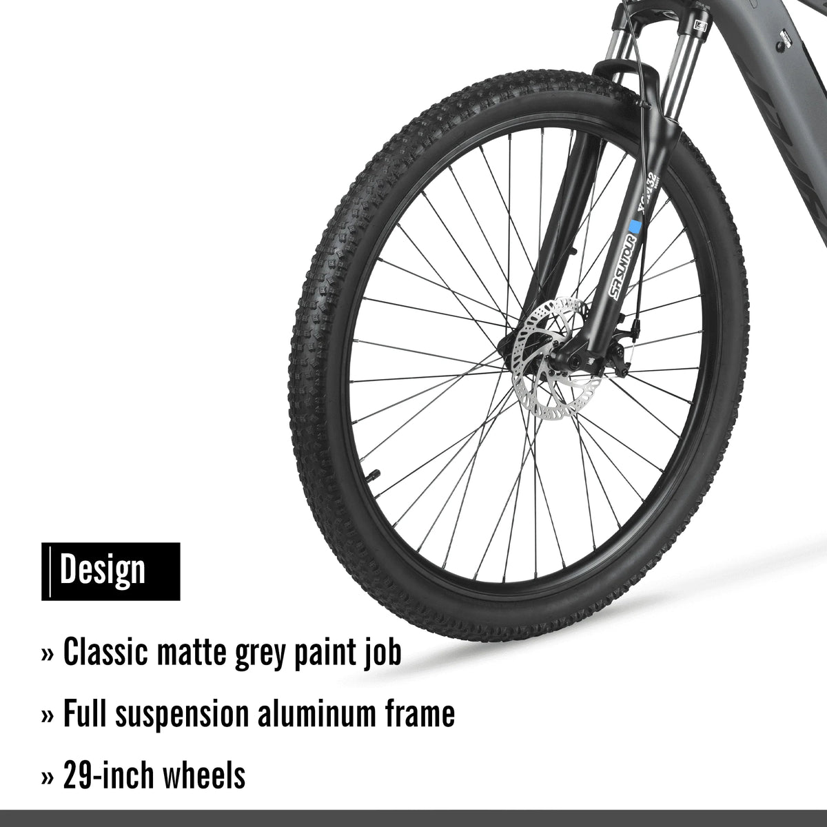Electric Mountain Bike 250W Mid-Drive B5988
