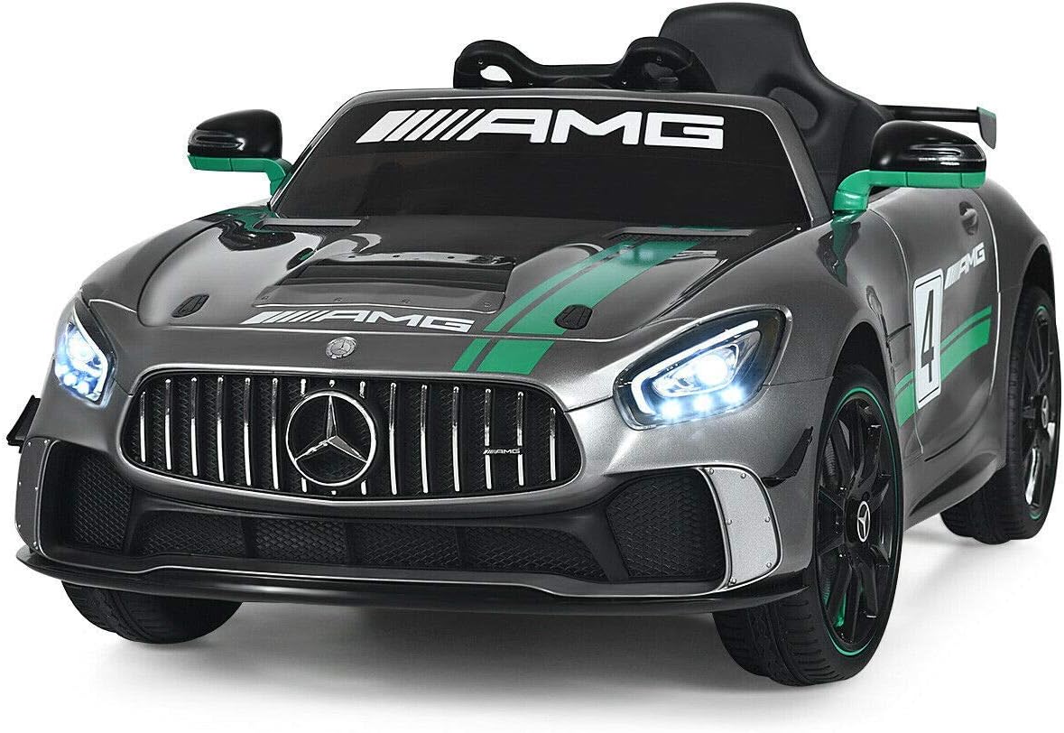 12V Licensed Mercedes Benz AMG GT Electric Ride On Car, Black X10062