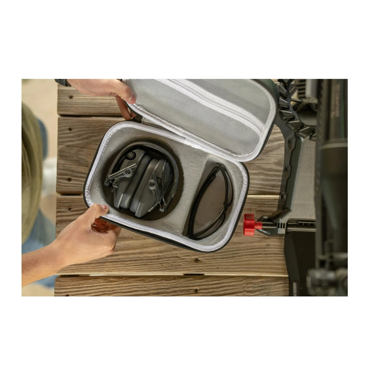 Behind the Neck Muff with Carrying Case O90112