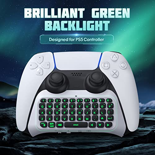 Black Wireless Bluetooth Mini PS5 Game Keyboard with RGB Backlight C94676