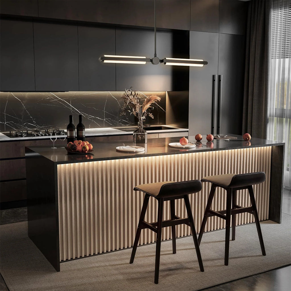 2-Light Integrated LED Contemporary Pendant F1829