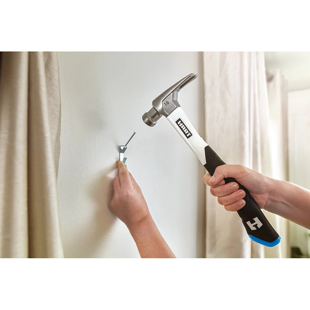 16oz Fiberglass Handle Rip Claw Hammer D474