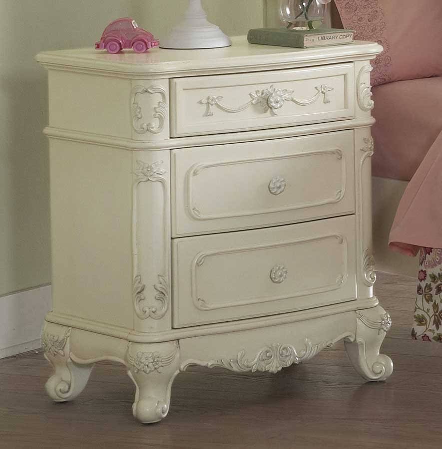 Twin Canopy Poster Bed in White C286908