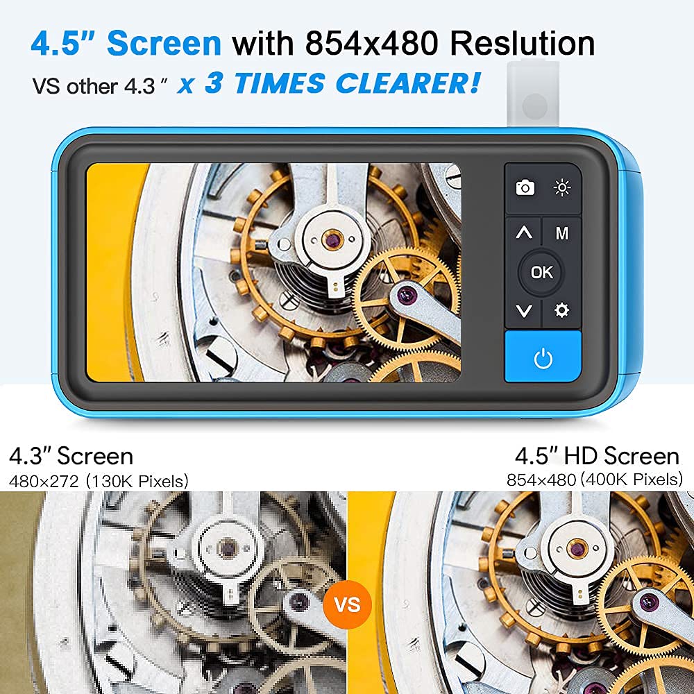 50ft Dual Lens Inspection Camera with Light Z908813