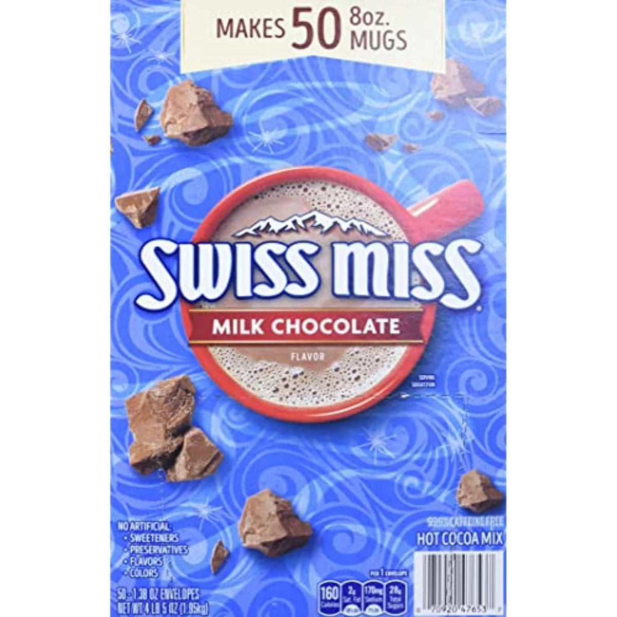 50 Ct Milk Chocolate Hot Cocoa Mix Packets P43807