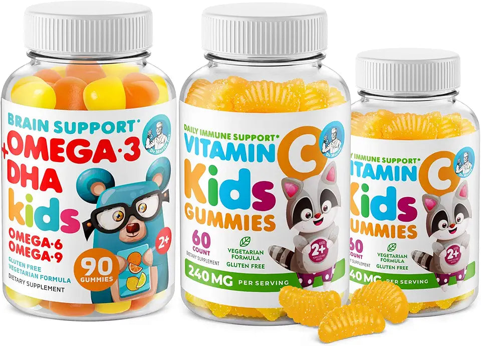 Omega 3 DHA and Vitamin C Gummies Q2324