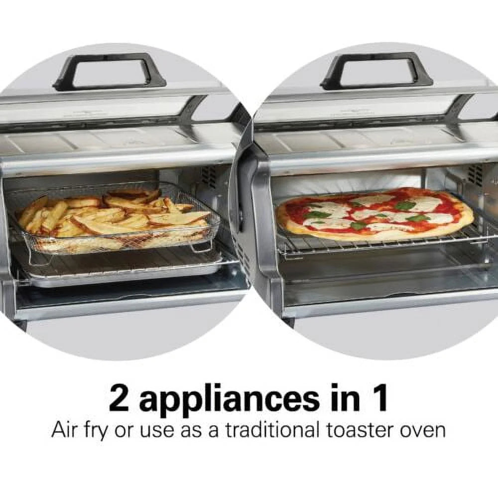 6 Slice Stainless Steel Air Fryer Toaster Oven T1234