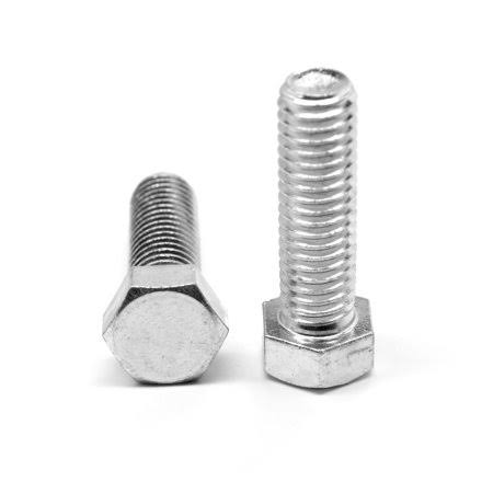 1/2 inch-20 x 1 inch Fine Thread Hex Cap Screw Stainless Steel 18-8 Pk 25 F2224