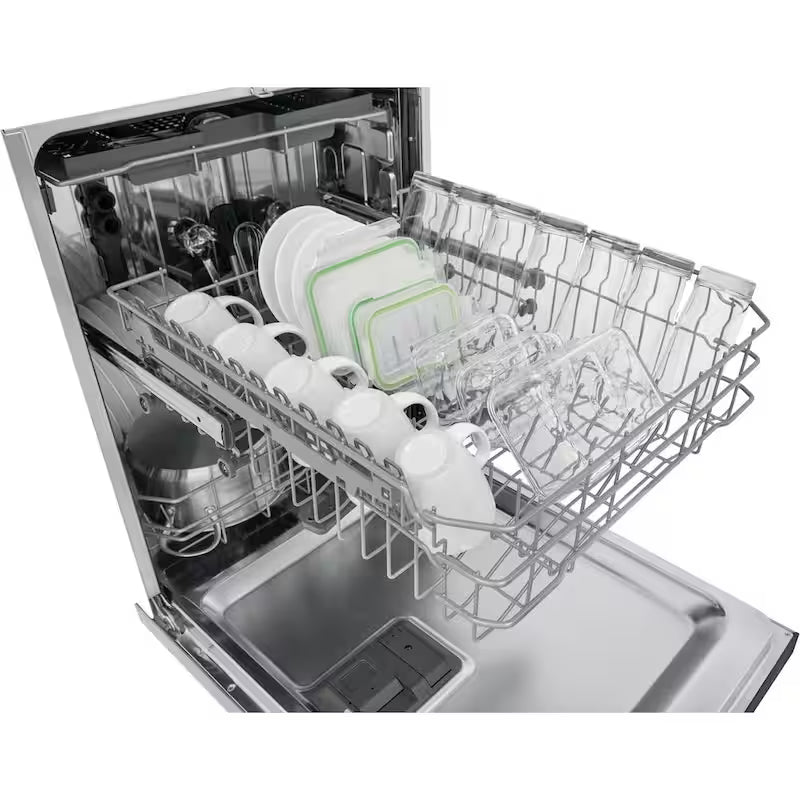 24 In. Built-In Tall Tub Dishwasher in Stainless Steel with 5-Cycles, 49 dBA Q683