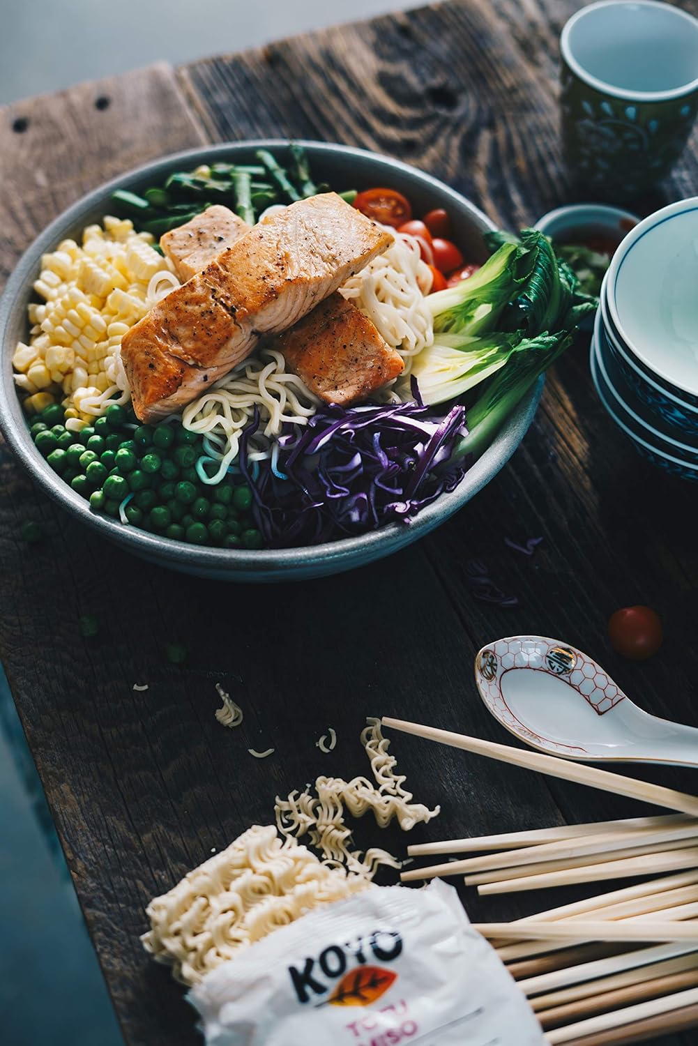Tofu Miso Ramen Soup, Reduced Sodium, Organic Noodles, No MSG, No Preservatives, Vegan, 2.1 oz (12 Pack) X1370