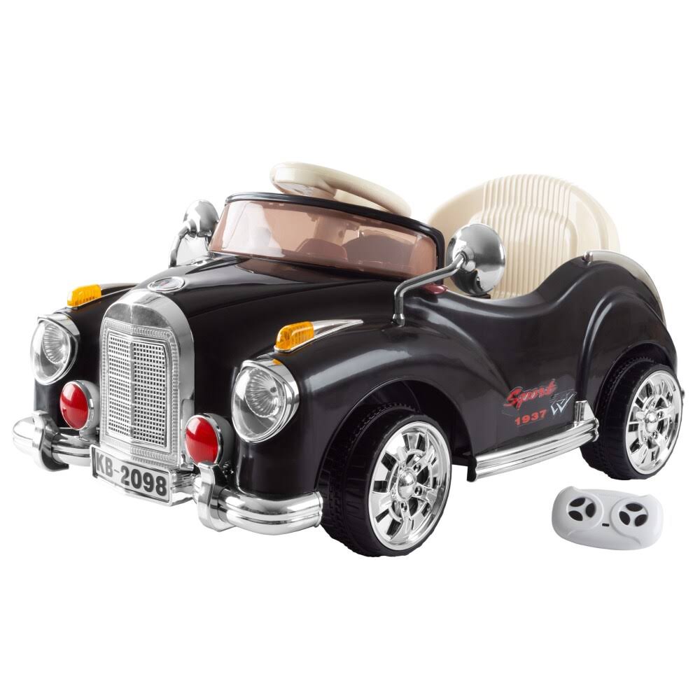 Black Battery Powered Ride on Toy Car W15952