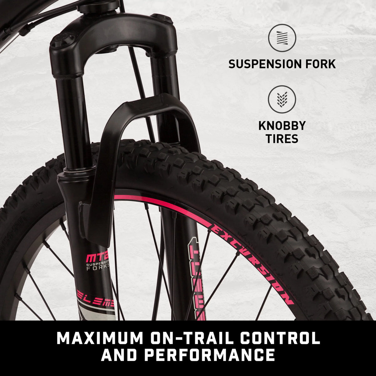 24-in. Black 21 Speeds Mountain Bike N7204