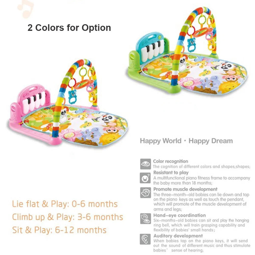 Playmat with Hanging Mirror Musical Activity Center U45420