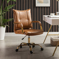Faux Leather Swivel Office Desk Chair with Height-adjustable N801