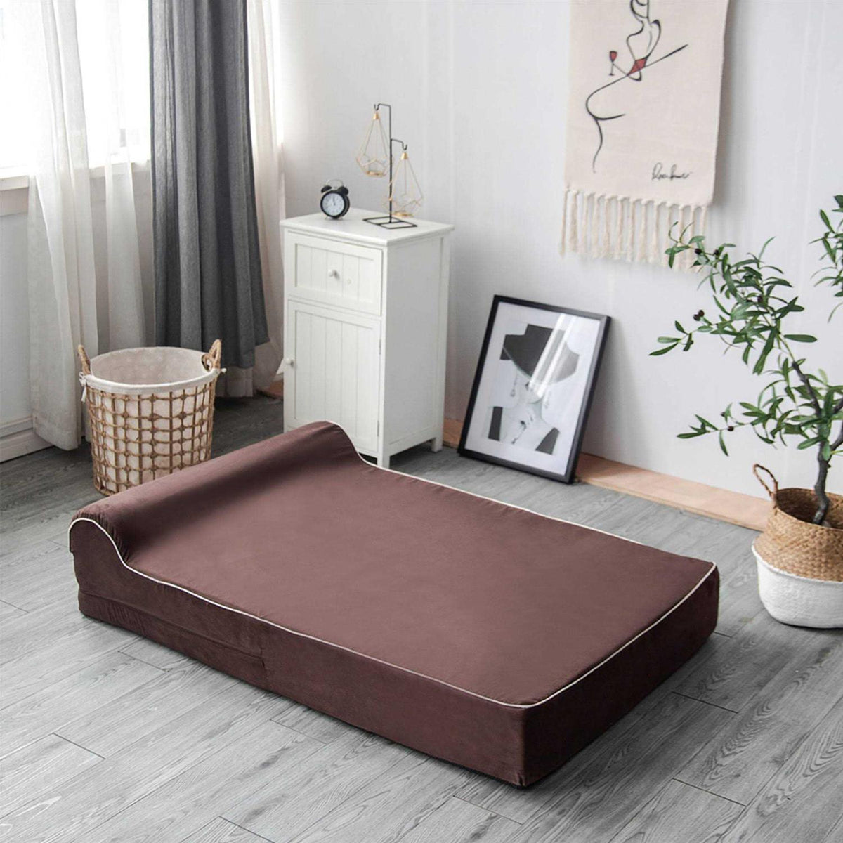 Dog Bed with Pillow Memory Foam M2683