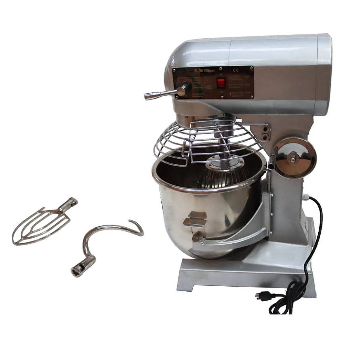 30L Electric Dough Mixer with 3 Stainless Steel Beater M8363
