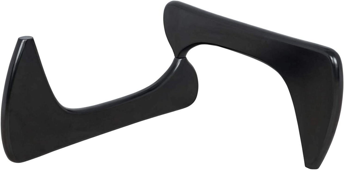Black 2 Pieces Interlocking Solid Ash Wood Coffee Table Feet L979613