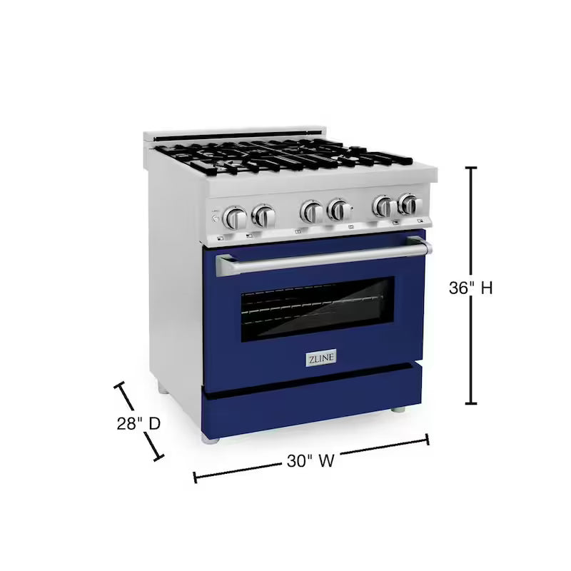 4 Burner Dual Fuel Range in Stainless Steel F692540