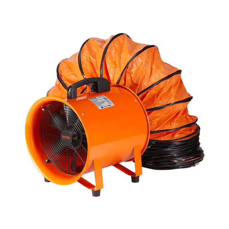 8 in. Portable Blower Fan with 33 ft. Duct Hose G502874
