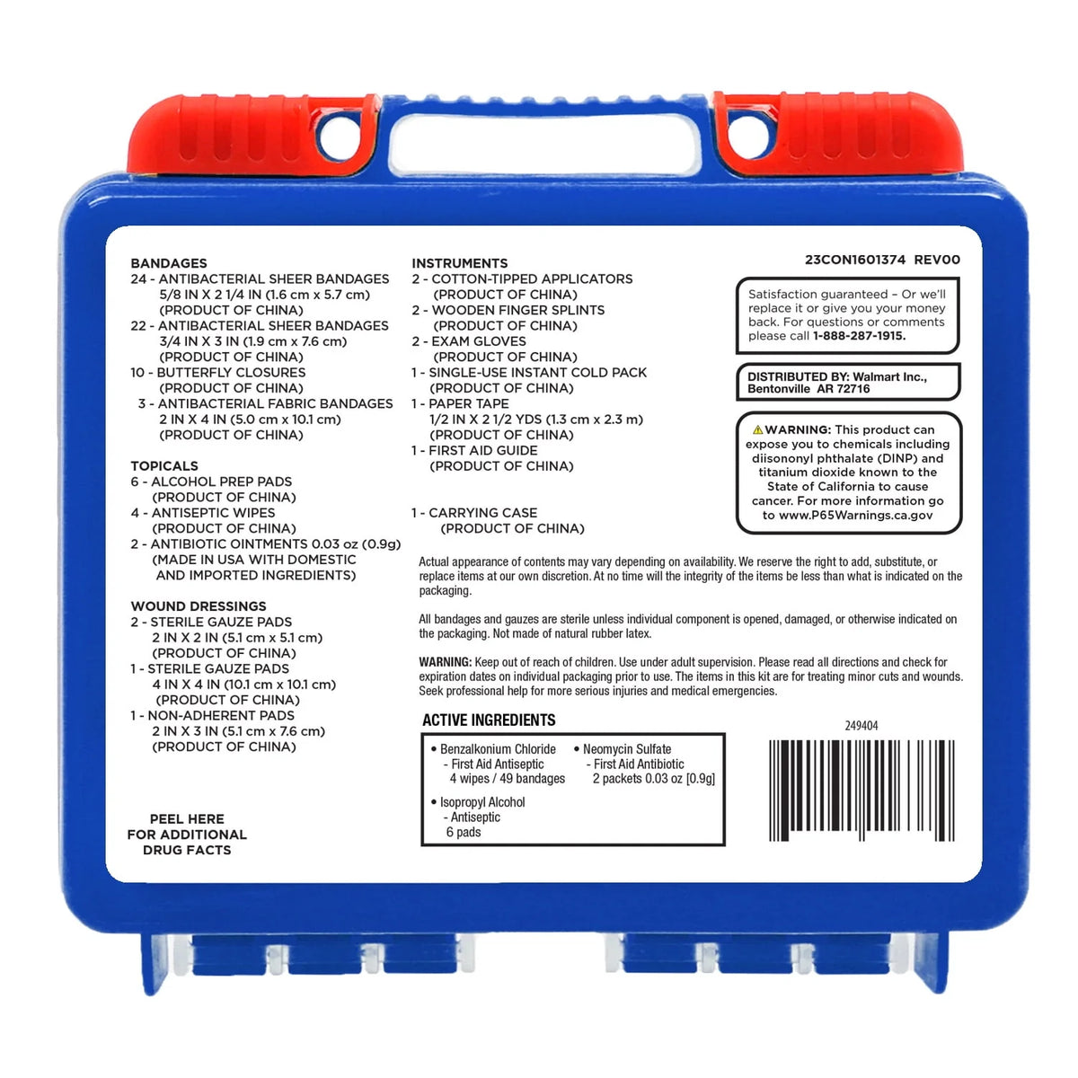 First Aid Kit 85 Pieces O3617