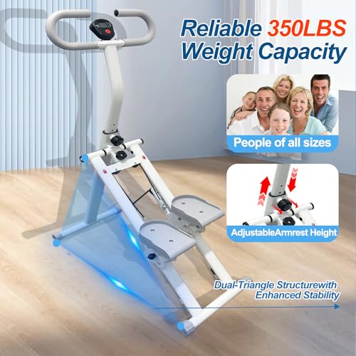 Foldable Vertical Climber with Adjustable Handles F40628