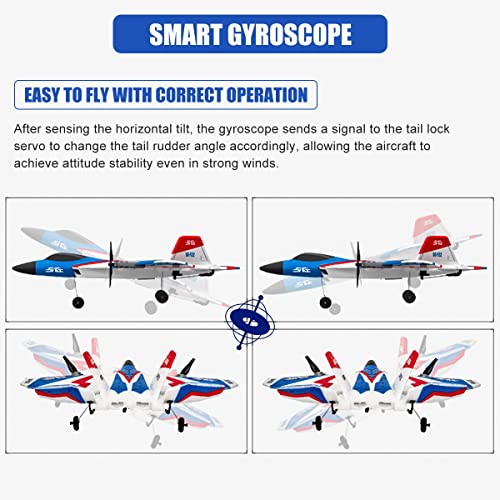 4 Channel Remote Control Airplane with Two Batteries W66275