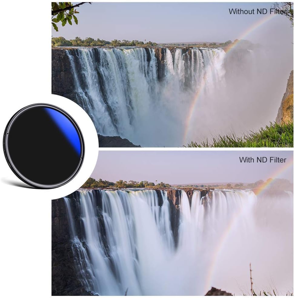 55mm Variable ND2-ND400 Neutral Density Filter R720