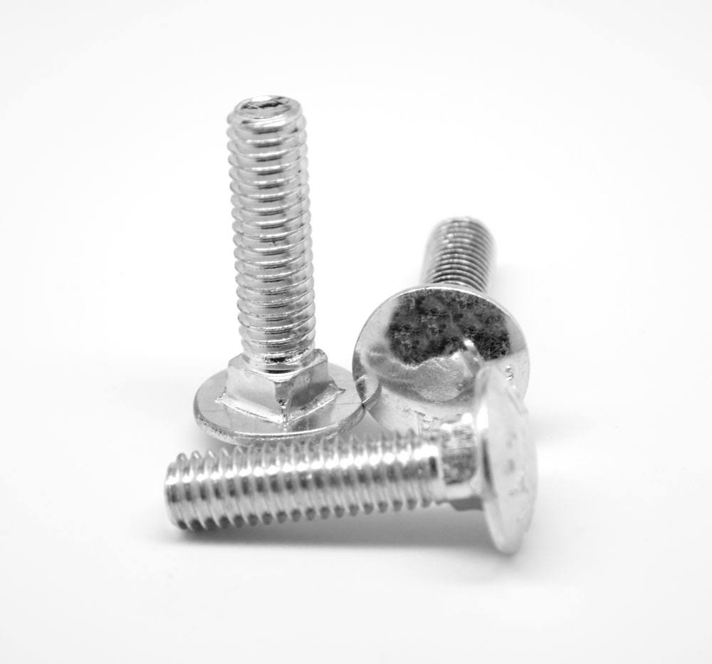 1/4x22-20 x 2 1/2x22 Coarse Thread Carriage Bolt Stainless Steel 316 Pk 100 D516476