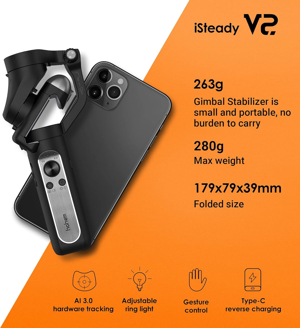 3-Axis Gimbal Stabilizer for Smartphone N533