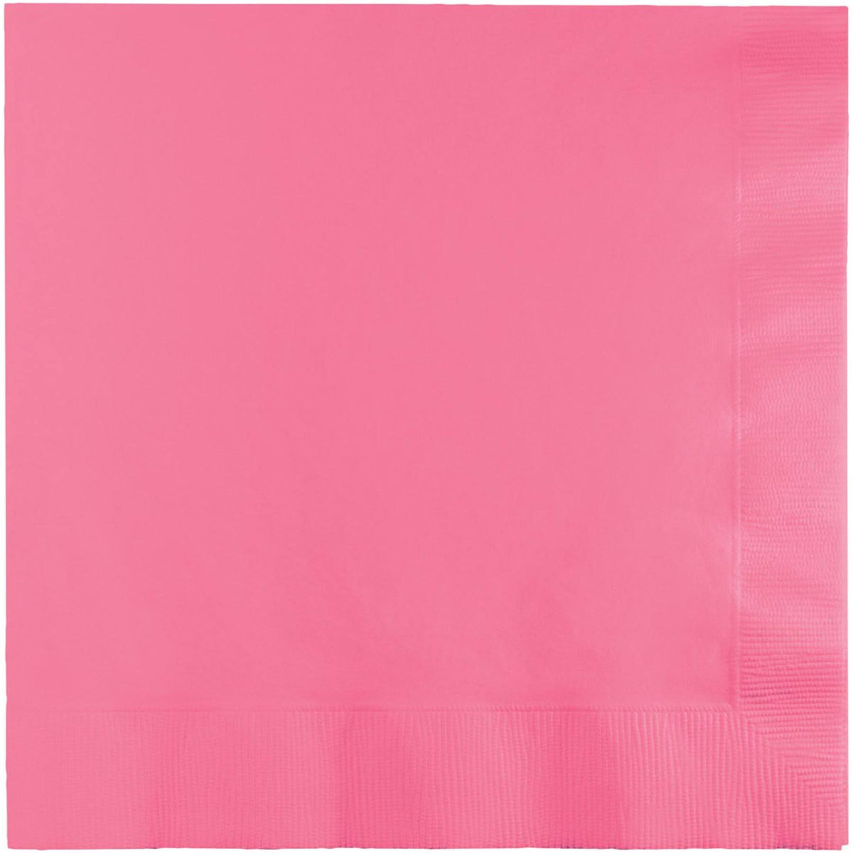 Candy Pink 3-Ply Disposable Dinner Napkins 8.75x22 G781