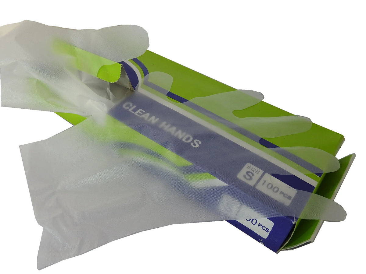 Non-Stick Disposable Food Service Gloves (5 Boxes = 500pc total) X620910