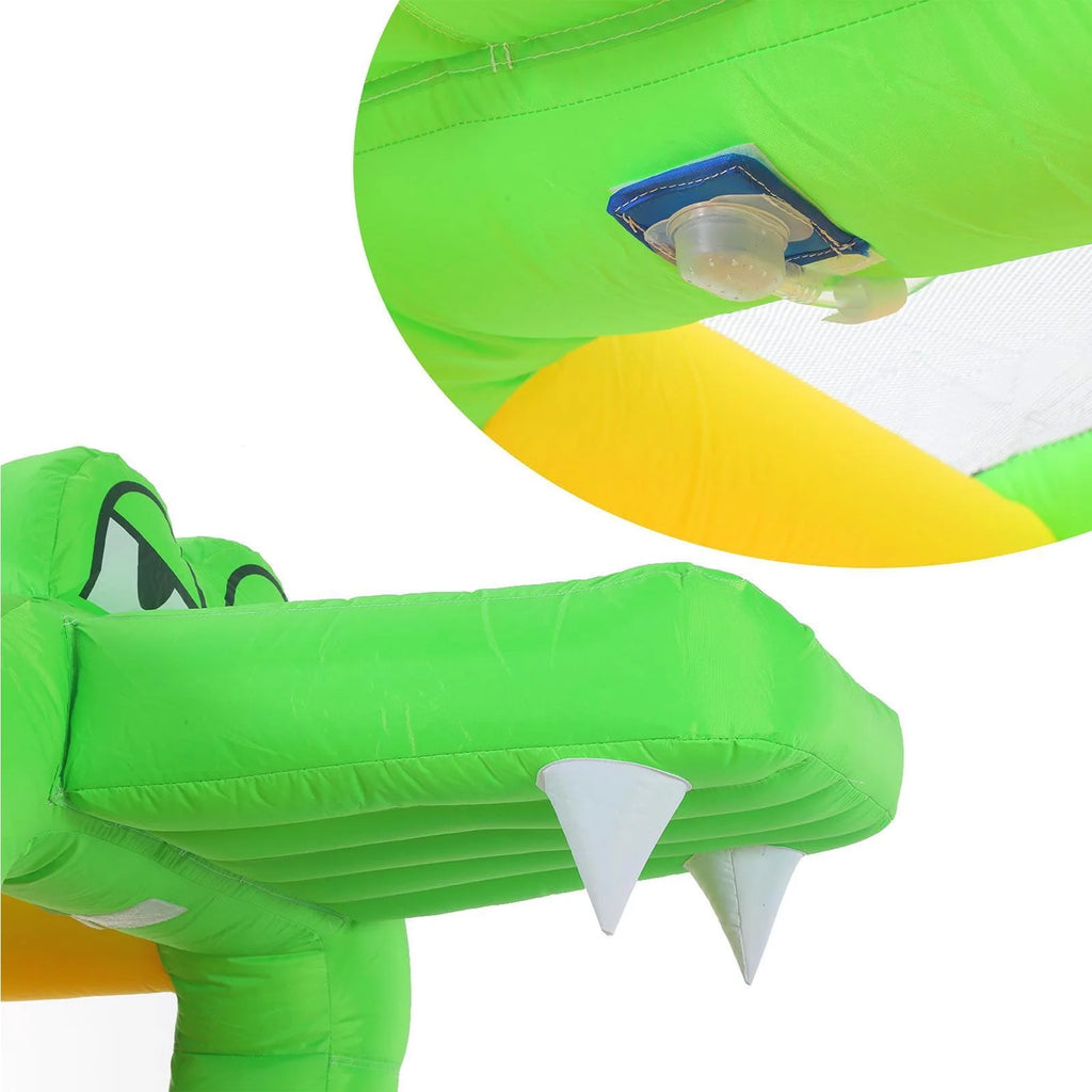 Inflatable Bounce House with Water Slide and Spray Pool K228205