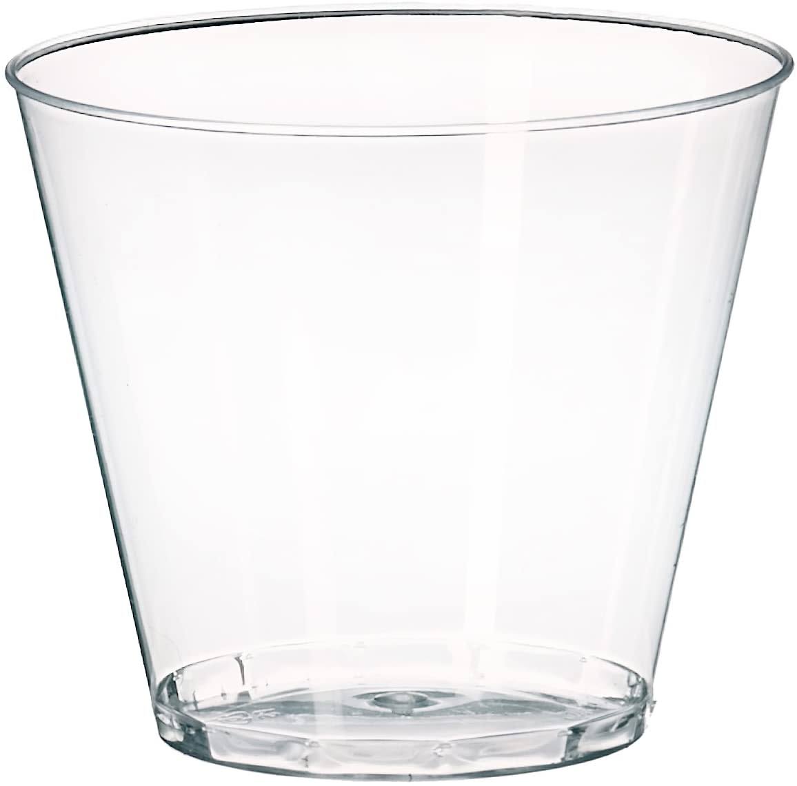 Clear 5 oz Hard Plastic Tumbler 500 Pieces P81669