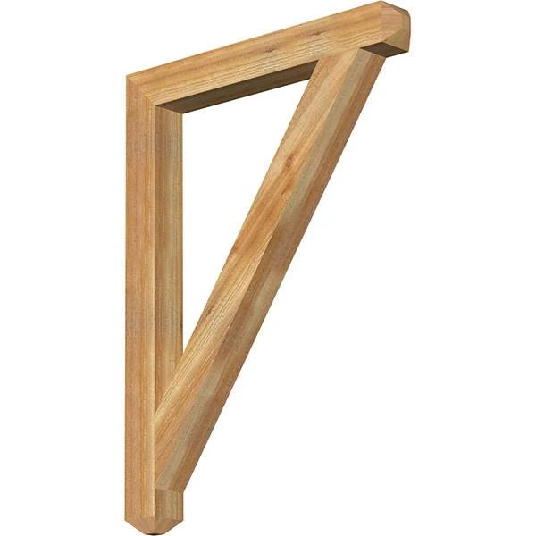 Traditional Craftsman Rough Sawn Bracket, Western Red Cedar G271