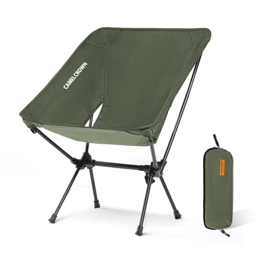 Portable Folding Camping Chair with Carry Bag Black N73198