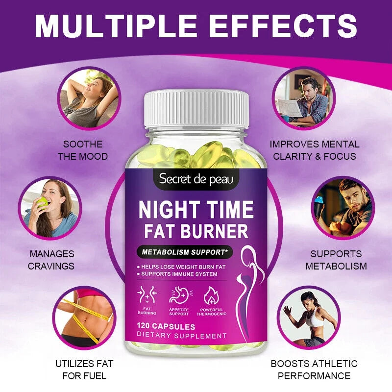 Appetite Suppressant Fat Burner Weight Loss Detox Pills - 60 Capsules K82788