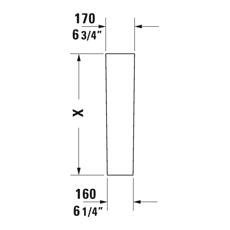 White Pedestal Y695