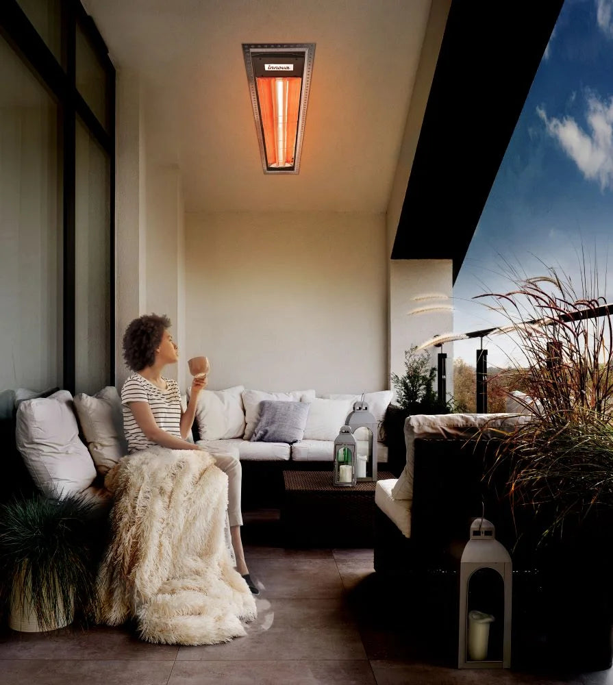 4000 Watt Electric Infrared Dual Element Wall Mount Heater U429308