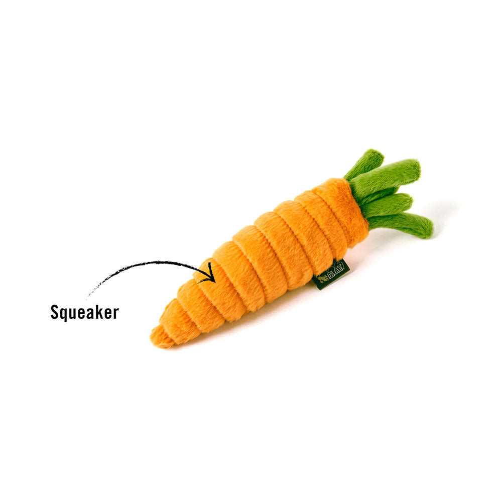 Plush Carrot Dog Toy D610