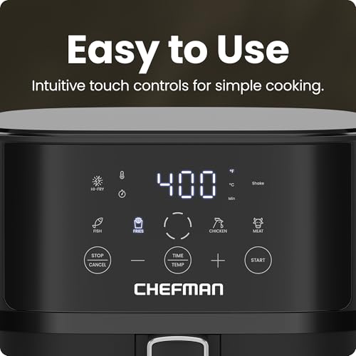 6 QT Compact Nonstick Air Fryer E57626