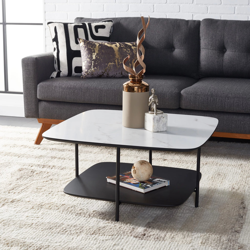 2-Tier Square Coffee Table Z802