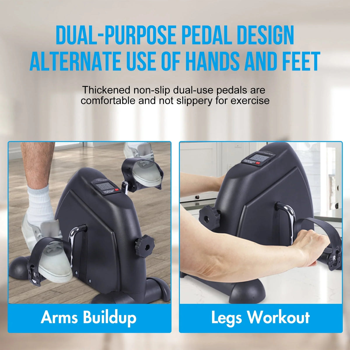 Mini Exercise Bike Pedal Exerciser with LCD Screen P9103
